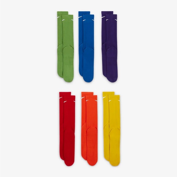 NIKE EVERYDAY PLUS CUSHIONED TRAINING CREW SOCKS (6 PAIRS) - Picture 3 of 8